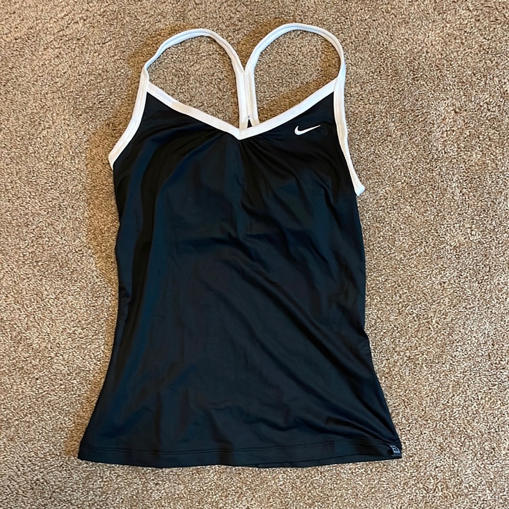 Nike Black/White sports top